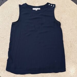 LOFT Women's Dark Blue Sleeveless Tank